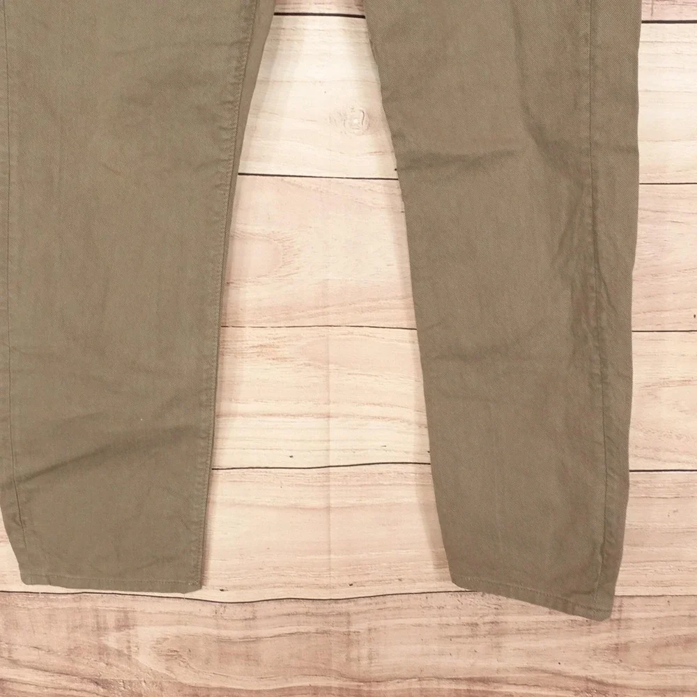 J Crew 484 Jeans Mens 32x30 Brown Slim Fit Tapered Stretch Denim Pants Casual